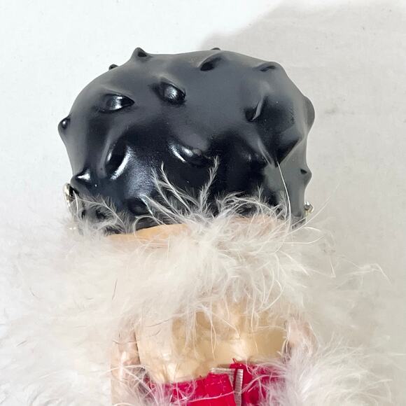 Vintage Betty Boop Fashion Doll Red Dress White Feathers Precious Kids 1998 - Picture 8 of 15
